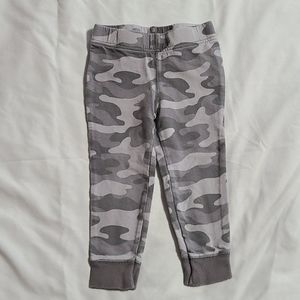 Carter's gray camo pants, 2T